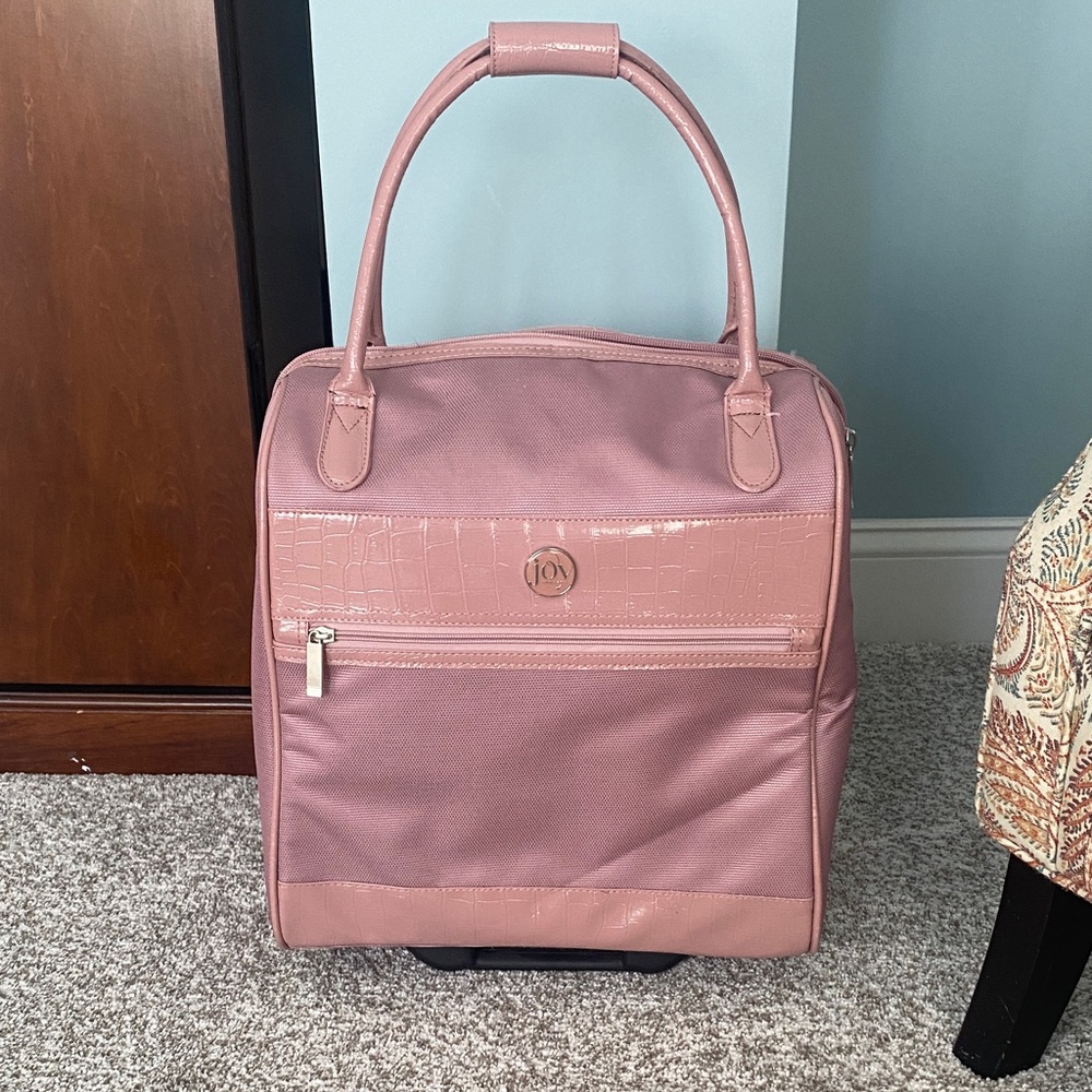 Joy Mangano Mauve Laptop/Travel Bag